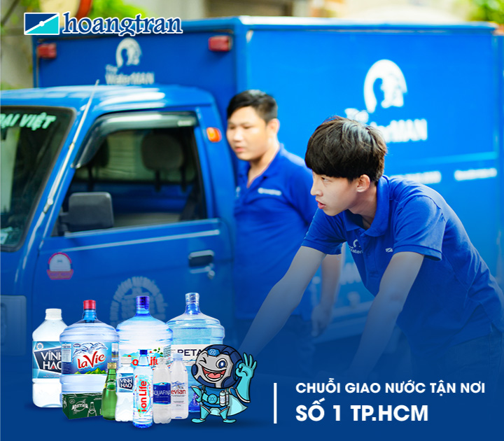 The Water MAN là chuỗi giao nước số 1 TP HCM với nhiều thương hiệu, sản phẩm chính hãng, giao hàng miễn phí, hóa đơn rõ ràng